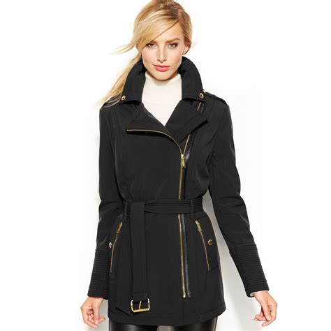 michael kors black jacket women's|Michael Kors parka women.